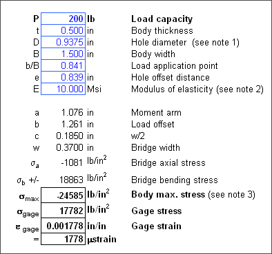 loadcell specs