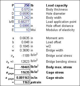 loadcell specs