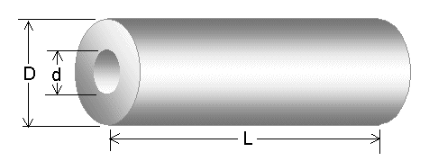 hollow cylindrical grain